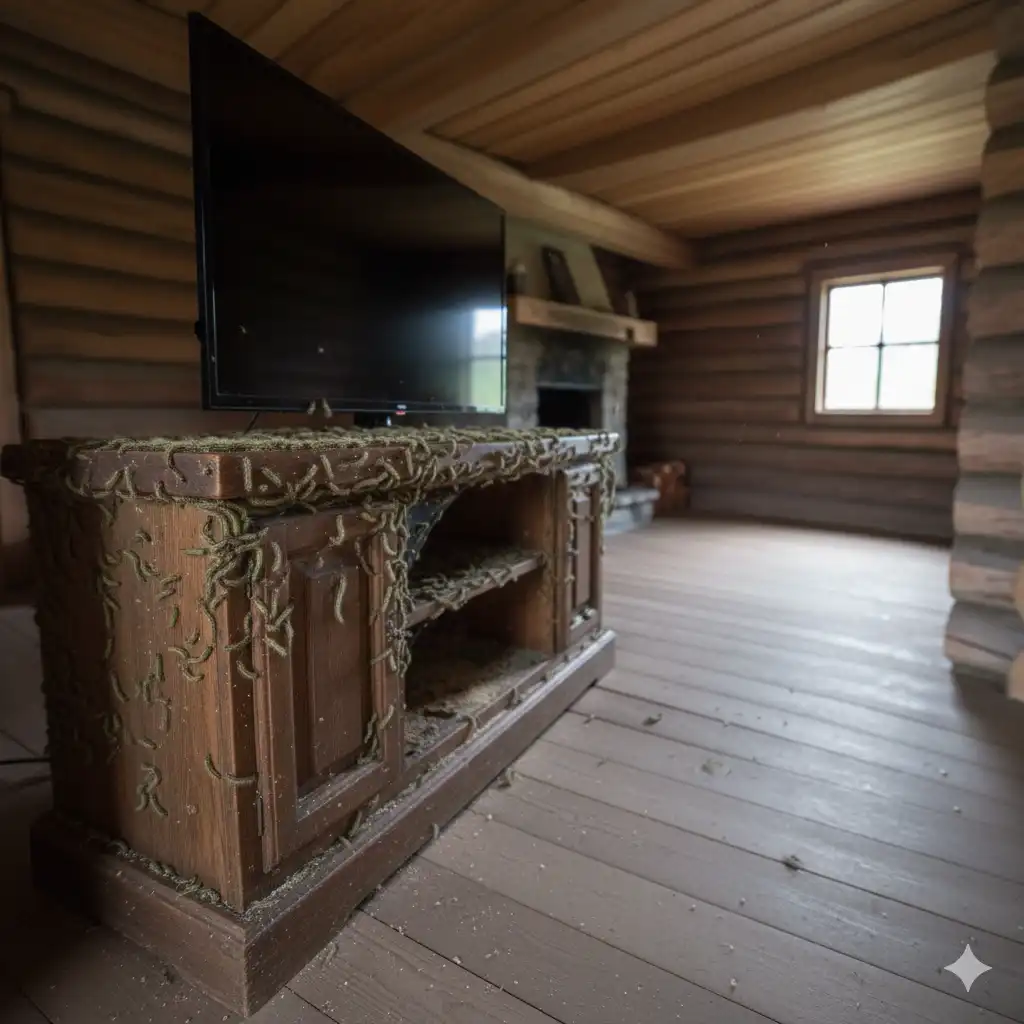 chenilles processionnaires du chêne meuble télé