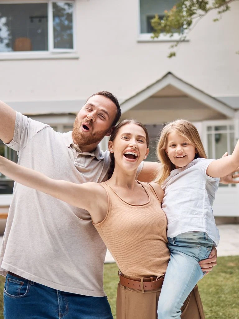 Une famille heureuse