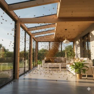 guepes et frelons dans l'extension