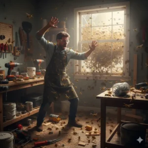 guepes et frelons dans mon atelier