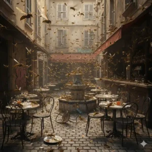 guepes et frelons terrasse