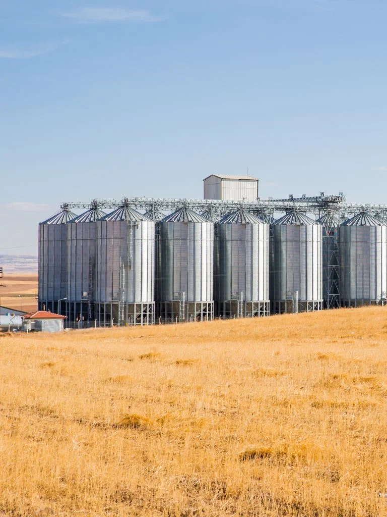 Silos d'une industrie