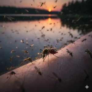 moustique au lac