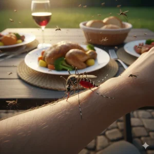 moustique repas famille