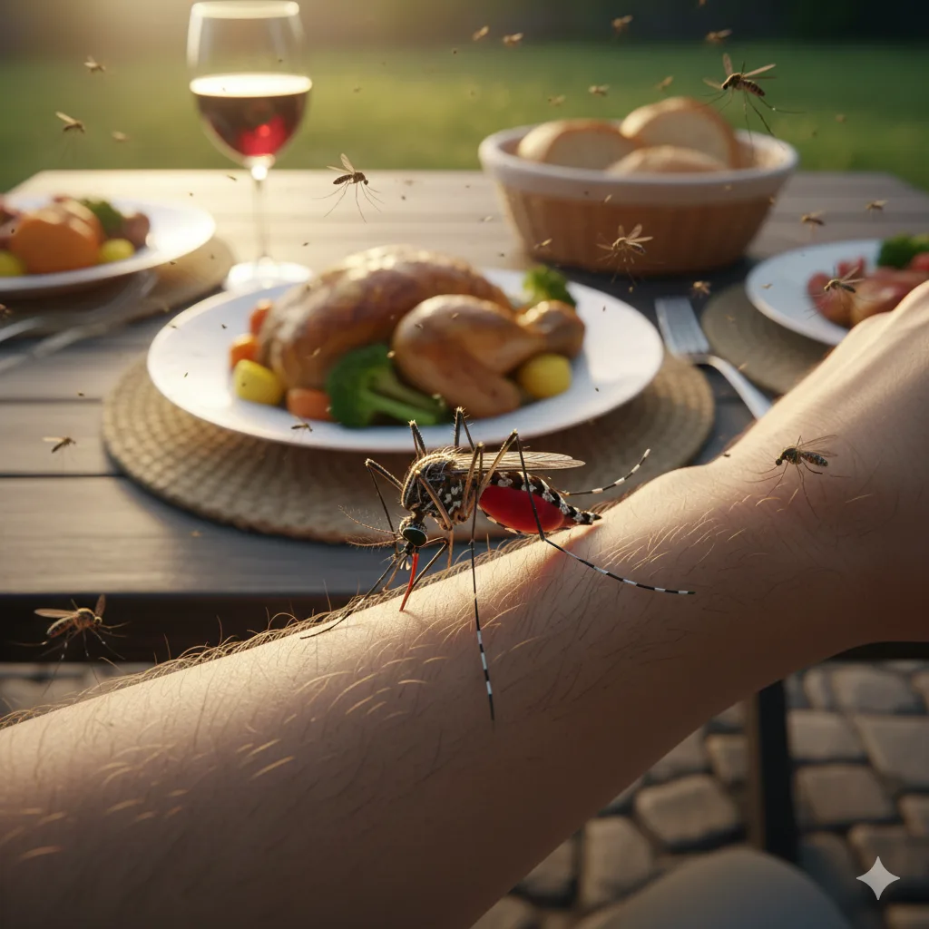 moustique repas famille