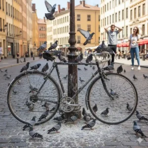 pigeon vélo