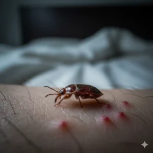 punaise de lit sur le corp