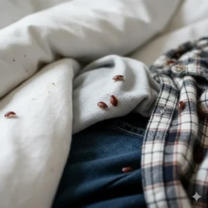 punaise de lit sur les vetement