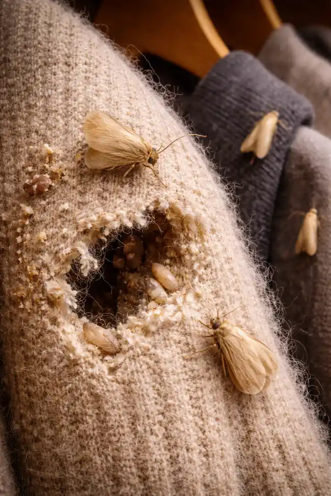 mites vestimentaire chambre