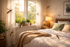 moustique dans la chambre piqure