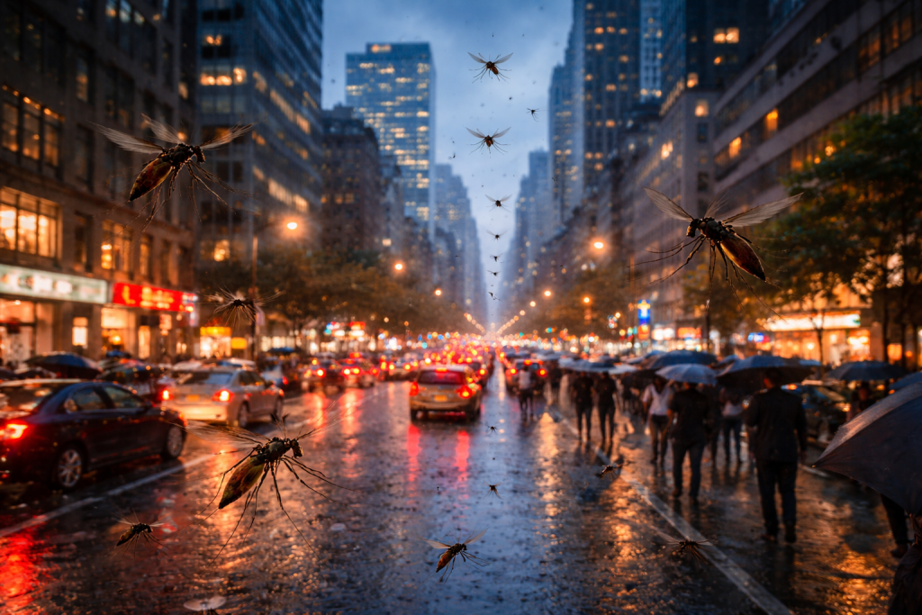 moustique dans ma ville piqure