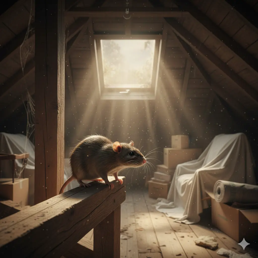 rat comble de maison