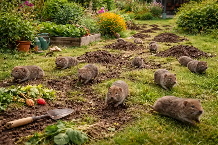 rat taupier invasion